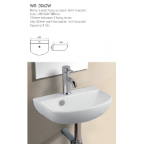 ECT Minty-ii Wall Hung Square Basin (With Bracket)